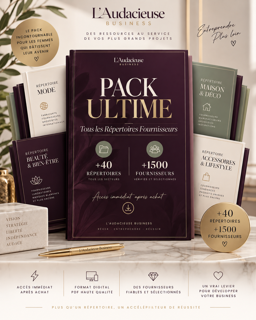 Pack Ultime – Tous les Répertoires Fournisseurs